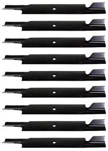 9 USA Mower Blades® High Lift for Dixie Chopper 227-72H 30227-72H 72" Deck - Picture 1 of 7