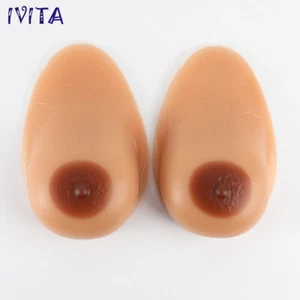 Sujetador potenciador autoadhesivo forma de senos de silicona lágrima una taza senos falsos - Imagen 1 de 12