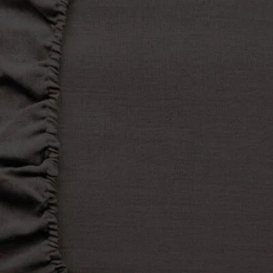 Leinen Spannbettlaken Mitternacht Schwarz 100% Öko Leinen 90x200 NEU+OVP - Bild 1 von 1