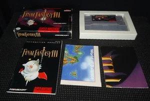 SNES Super Nintendo Final Fantasy III by Square Soft 1994 Map & Poster - Picture 1 of 18