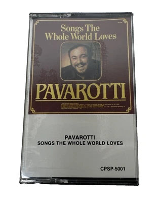 Pavarotti Songs The Whole World Loves Cassette (NEW SEALED) Foto 1 de 4