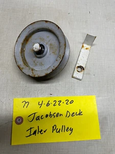 Jacobsen 59527 34” Deck Idler Pulley Oliver Ford Minneapolis Moline White - Picture 1 of 3