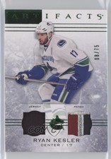 2014-15 Upper Deck Artifacts Emerald Jersey/Patch /75 Ryan Kesler #80 Patch