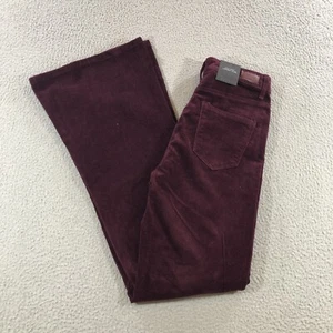 black label c'est toi Corduroy Bell Bottoms Pants Women’s 5 Burgundy Red - Picture 1 of 19
