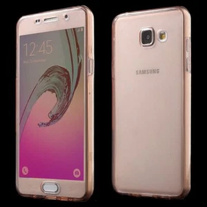 Etui na telefon komórkowy do Samsung Galaxy A7 (2016) Futerał ochronny Backcover Bumper Etui Różowe - Zdjęcie 1 z 7