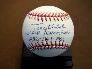 TONY KUBEK WSC 1958-1961-1962 NY YANKEES HOF SIGNED AUTO OML BASEBALL JSA BEAUTY - Picture 1 of 3