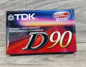NUEVO TDK D90 Cinta de casete de audio de alta salida IECI/Tipo 1 - Imagen 1 de 6
