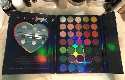 Morphe X Lisa Frank ~ ‘35B FORREST’ Eyeshadow Artistry Palette ~ FS ~ HTF ~ NIB - Image 1 of 4