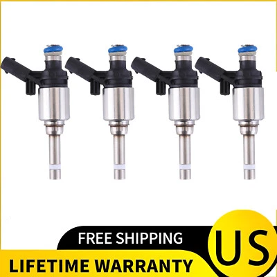 4 inyectores de combustible para 06H906036AB Volkswagen Beetle 2,0 L L4 Turbo 2012 2013 Foto 1 de 4