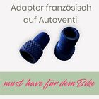 1x Fahrrad Color Ventil-Adapter DV SV Franzsisches auf Dunlop Autoventil AV KFZ