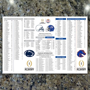 FIESTA BOWL - Penn State Boise State - College Football Playoff FLIPCARD PROGRAM - Picture 1 of 2