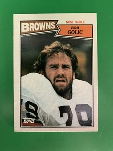 1987 Topps Bob Golic Cleveland Browns #89 - Imagen 1 de 2