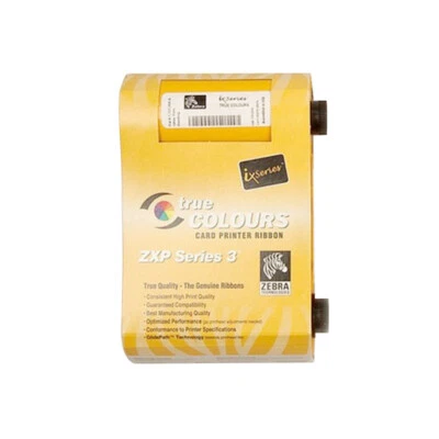 Genuine Zebra 800033-840 YMCKO ZXP 3 Series Color Ribbon 200 Prints - Image 1 of 2