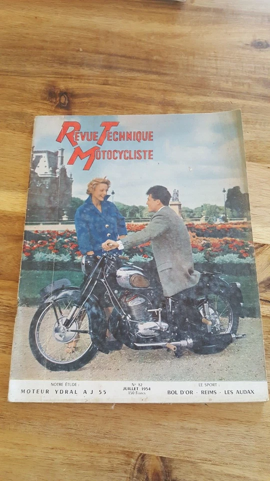 revue technique motocycliste n°82 juillet 1954 moteur Ydral AJ55 - Photo 1/1
