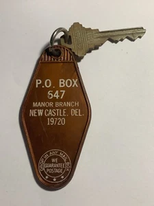 Ramada Inn Manor Branch Hotel Motel Room Key Fob with Key New Castle DEL #230 - Picture 1 of 2