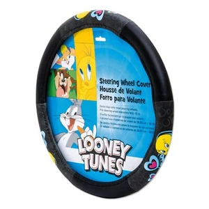 Warner Bros Looney Tunes Tweety Hearts Grip Steering Wheel Cover 14.5"-15" - Picture 1 of 3