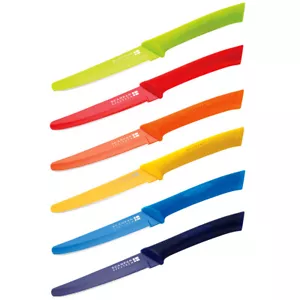 NEW Scanpan Spectrum Coloured Steak Knife Set 6pce - Picture 1 of 1
