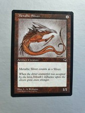 Metallic Sliver, MTG Tempest (1997) Common Artifact VNM