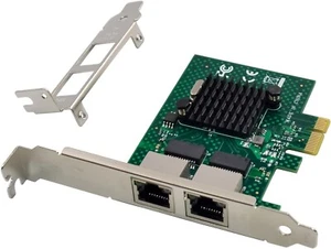 Dual-Port PCIe Gigabit Ethernet Server Adapter with NetXtreme BCM5720-2P Chipset - Picture 1 of 9