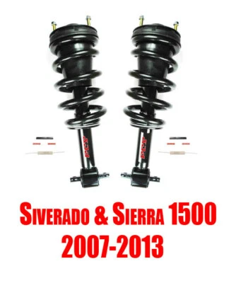 Puntales delanteros para suspensión estándar o electrónica Siverado & Sierra 1500 07-13 Foto 1 de 4