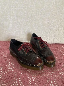 Burberry Brogue English Icons Clog Bissett Oxfords  Creepers Platform Shoes - Picture 1 of 7
