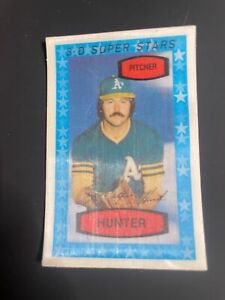 1975 Kellogg's 3-D Super Stars Catfish Hunter Jim (Oakland Athletics) #44.1 HOF