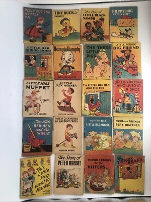 20Miniature Books Helen Bannerman 1942 Samuel Lowe Pub Margot Voight Illustrator Foto 1 de 4