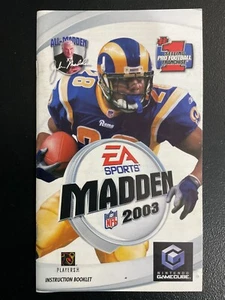 Madden NFL 2003 Nintendo Gamecube nur Bedienungsanleitung - Bild 1 von 4