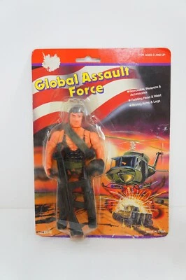 Винтажная экшн-фигурка Global Assault Force Rambo KO Knockoff Bootleg (A) - Изображение 1 из 4