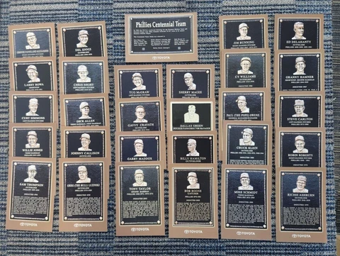 2006 Phillies WALL OF FAME Sealed 29 Card SGA Post-Card Set Schmidt Ashburn Cover