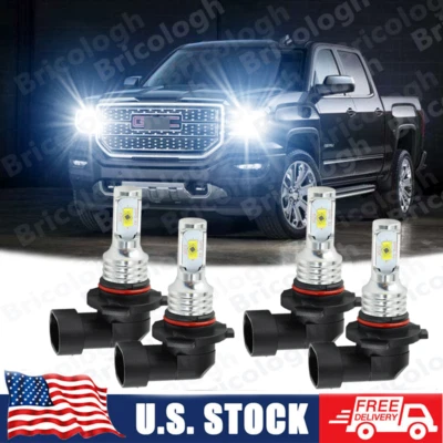 Bombillas LED delanteras para GMC C1500 1988-1999 haz alto y bajo cantidad 4 A+++ Foto 1 de 4
