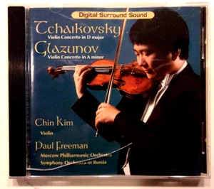 Tchaikovsky Violin Concerto In D Glazunov Chin Kim Paul Freeman (CD) - Picture 1 of 3