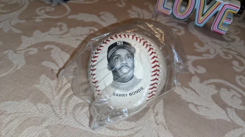 Barry Bonds San Francisco Giants 1993 Chevron Foto Ball Cover