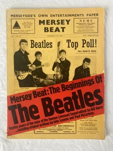 Mersey Beat: The Beginnings of the Beatles - 1977 UK Softcover Replica Pages - Bild 1 von 14
