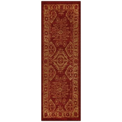 Alfombra Corredora Tradicional Georgina - Hecha en EE. UU. - Lavable, Antideslizante Interior Coche... Foto 1 de 4