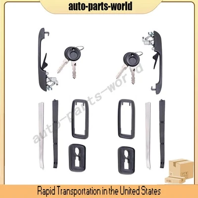 Manija de puerta exterior delantera derecha+derecha para conductores Volkswagen Jetta 1985-1989 NUEVO Foto 1 de 4