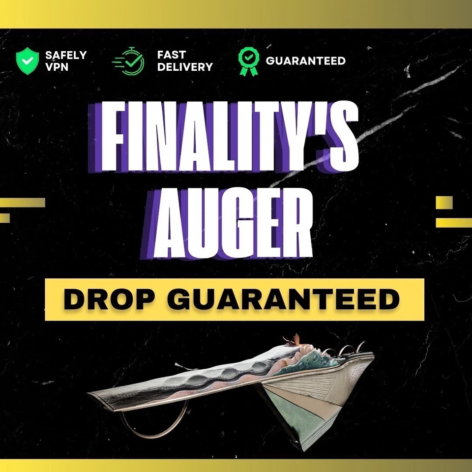 Finality's Auger - Drop Guaranteed - Sundered Doctrine - Any Platform - Image 1 of 1