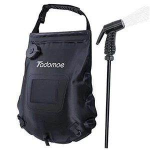Portable Shower for Camping with 5-Gallon Solar Shower Bag,Temperature Gauge &  - Picture 1 of 8