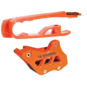 T.M. Designworks Factory Edition 2 Chain Guide Slider Kit Orange For MOTORCYCLE - Picture 1 of 1