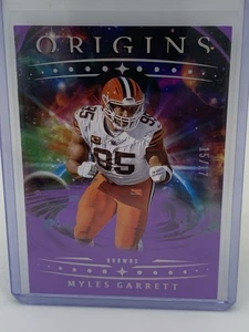 2025 Panini Origins #29 FOTL Myles Garrett Purple SSP /17 - Picture 1 of 2