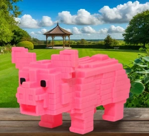 Cerdo cuadrado Squeeze Me con moldes de sonido juguetes para apretar 6,5" - Imagen 1 de 7