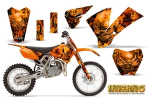 CREATORX GRAPHICS KIT FOR KTM SX85 SX105 2004-2005 INFERNO O - Picture 1 of 1