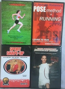 4 running workout DVDs Pose Method of Runner's Yoga striding on sport shape up - Imagen 1 de 6