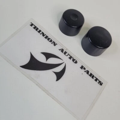 Juego de 2 perillas de radio negras Toyota Sequoia 2001-2002 OEM Foto 1 de 4