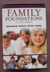 FAMILY FOUNDATIONS STUDY BIBLE ~ NEW KING JAMES ~ NKJV ~ HARDBACK ~ LIKE NEW - Picture 1 of 5