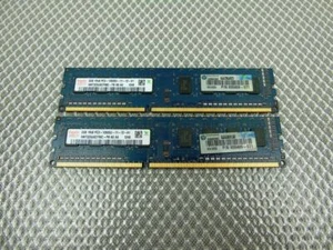 4GB (2 x 2GB) - Compaq 4000 SFF 6300 MT RAM PC3-10600U DDR3 - HMT325U6EFR8C-PB - Picture 1 of 4
