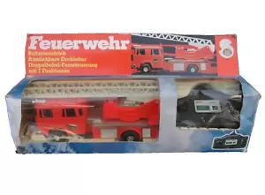 Feuerwehr Auto Vintage Ferngesteuert Allrad Antrieb Schweiger 90er Jahre OVP - Bild 1 von 8