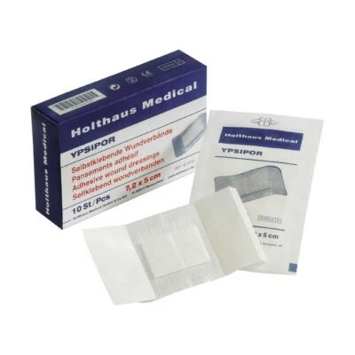 HOLTHAUS MEDICAL YPSIPOR Wundverband Wundpflaster Wundpflaster, selbstklebend, steril, Gr/St