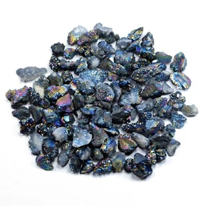 Rainbow Aura Quartz - 20g Lot of Mini Chips and Clusters - Picture 1 of 6