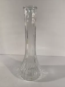 VINTAGE HOOSIER CLEAR GLASS BUD VASE # 4098 -B See Description - Picture 1 of 5